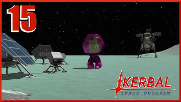 Expanding Minmus Ground Science[15]: Duna Mining Outpost: Kerbal Space Program Lightly Modded Career