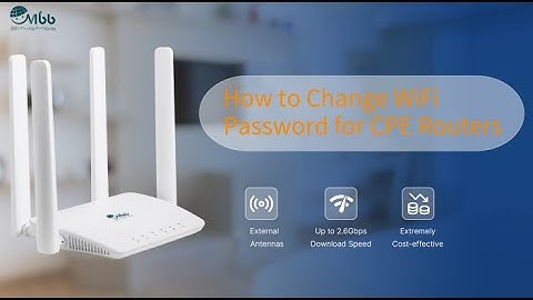 How to Change WiFi Password on Your 4G CPE Router | Quick & Easy Steps