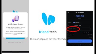 How To Get Friend Tech - Installation and Funding Guide