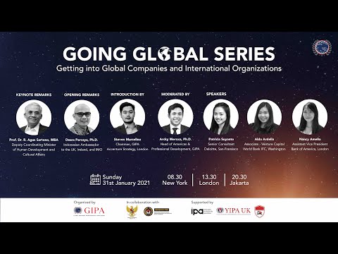 Going Global Series: Getting into Global Companies and International Organizations