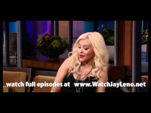 Christina Aguilera's Style: The Tonight Show with Jay Leno, November 28th,  2013