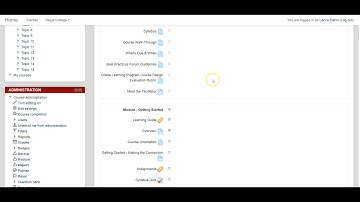 How to Import A Course In Moodle