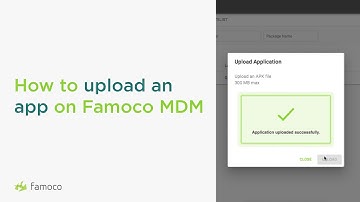 How to upload an app in your library | Famoco MDM Tutorials