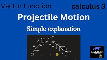 Projectile Motion Vector Function Calculus 3 #calculus3 #engineering #education #projectilemotion