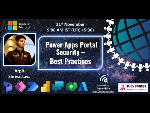Power Apps Portal Security - Best Practices - By - Arpit Shrivastava