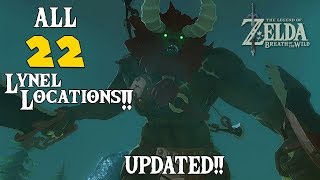 ALL 22 LYNEL LOCATIONS ZELDA: BOTW (UPDATED w/ TIMESTAMPS!!)