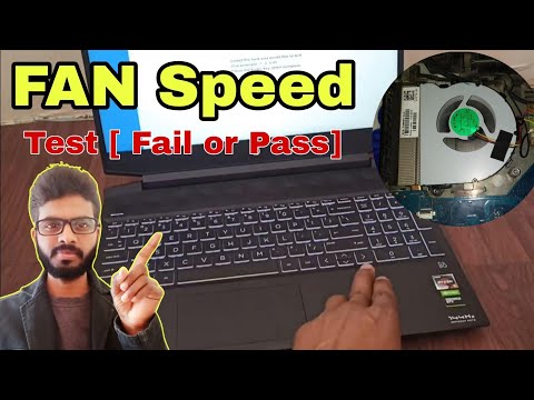 How to check laptop fan is working or not FAN Speed Test on HP Pavilion Gaming 15