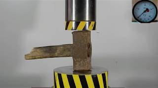 Hydraulic Press Vs The Oldest Soviet Sledgehammer