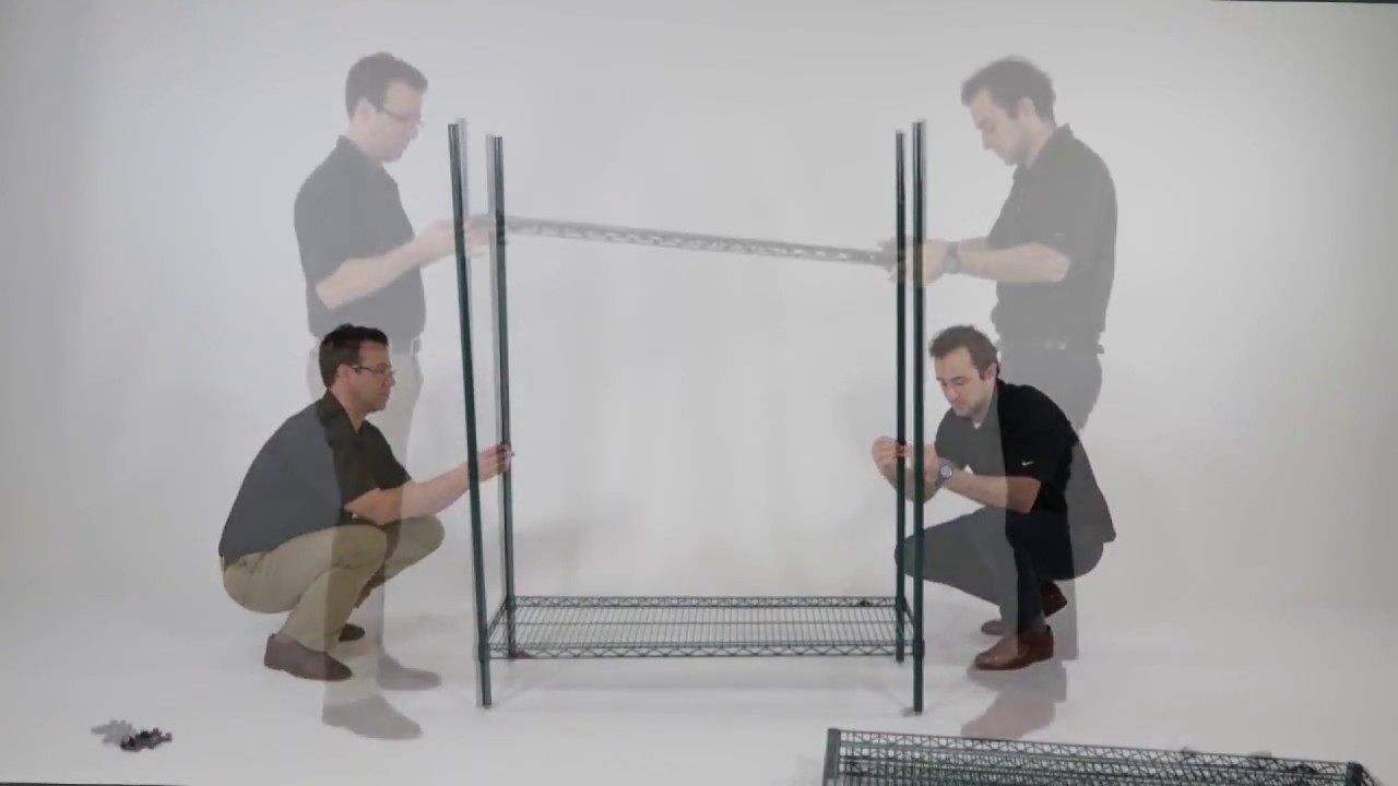 How to assemble your Metro Super Erecta Shelving Kit
