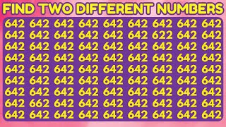 Find Two Different Numbers | 642 #find #findthenumber #quizchallenge #puzzlegames #findingchallenge