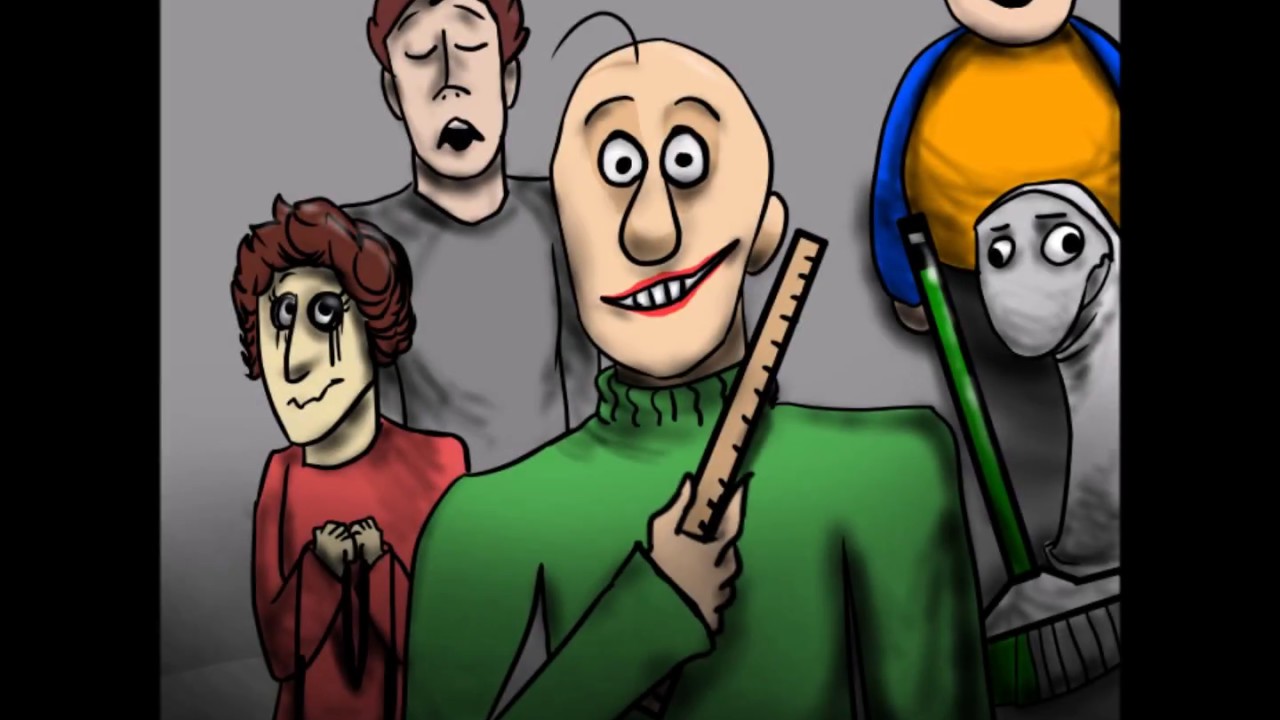 Baldi's Basics SpeedPaint - YouTube