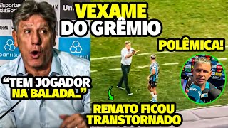 A FORTE COBRANÇA DE RENATO GAÚCHO PRA C!MA DE JOGADOR QUE DEIXOU TÉCNICO IRRITADO E SOTELDO É PROVO.