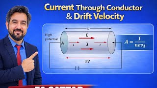 FSC Physics Book-1 Ch#09 Current Through Conductor| Drift Velocity | FA SATTAR