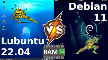 Lubuntu 22.04 vs Debian 11: RAM Usage