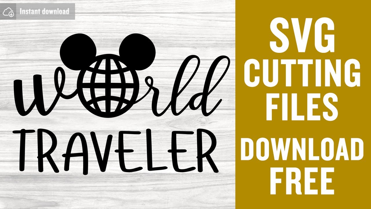 World Traveler SVGu2022 Epcot SVG u2022 original cut file u2022