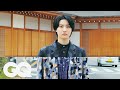 桜田通がANREALAGE（アンリアレイジ）を名古屋城でまとう。毛織物産地・尾州で生まれたパッチワークコレクション | The “O.SHIRO” Collection Ep1 | GQ JAPAN