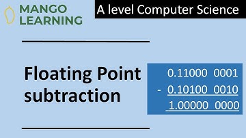 Subtracting Floating Point Numbers