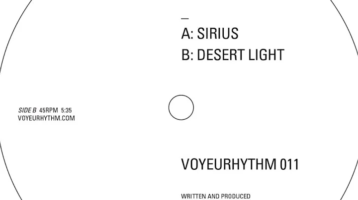 Elliott Thomas - Desert Light [Voyeurhythm Records]