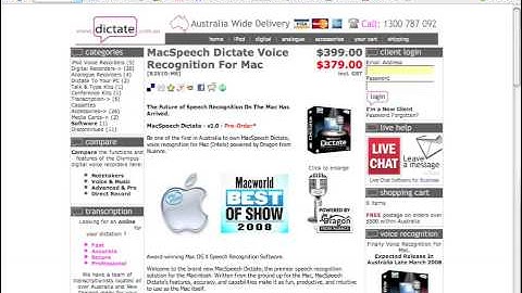 MacSpeech Dictate in Australia - www.dictate.com.au