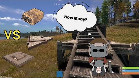 RUST: Satchels vs Ladder Hatches (Console Edition)