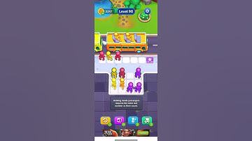 Bus Jam Level 90 Walkthrough Solution #busjam #busjamgame #busjamlevel