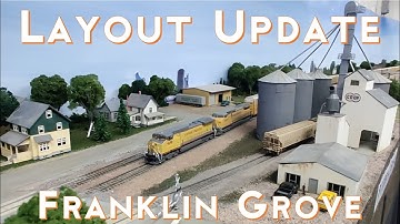 Layout Update on Franklin Grove - Model Train Layout Built for Operations and Realism. S2020E26