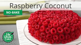 Easy Raspberry Coconut Entremet that is a perfect cake for anyone with food allergies!