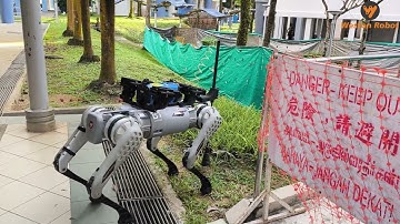 Use Robot Dog for Gas Pipe Leakage Detection