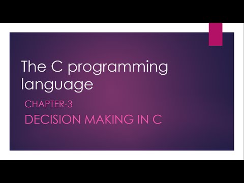 C programming tutorial #8 | Decision Making in C Programming
