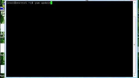 Tutorial - CentOS - Update Command