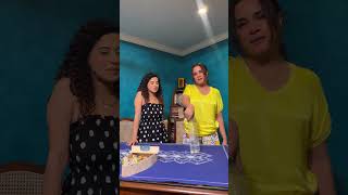 Bottle Flip Challenge Kamiya VS Richa Chadha  | Curly Tales #shorts