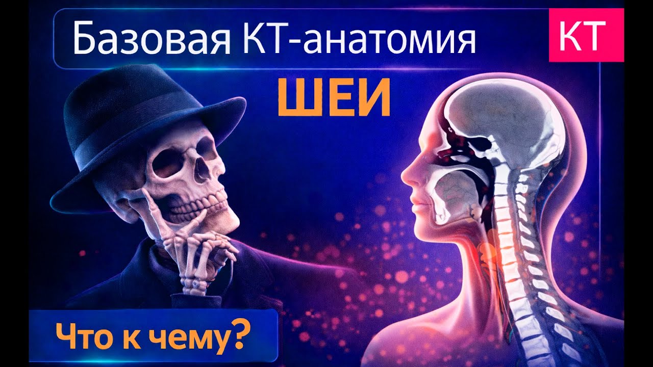 Базовая КТ анатомия шеи
