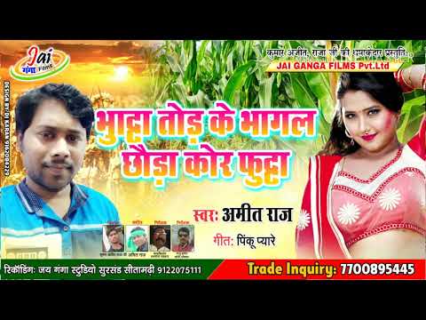 भुट्टा तोड़ के भागल छोरा कोरफूट्टा | BHUTTA TOR KE BHAGAL CHHAURA KORFUTTA | SINGER AMIT RAAZ