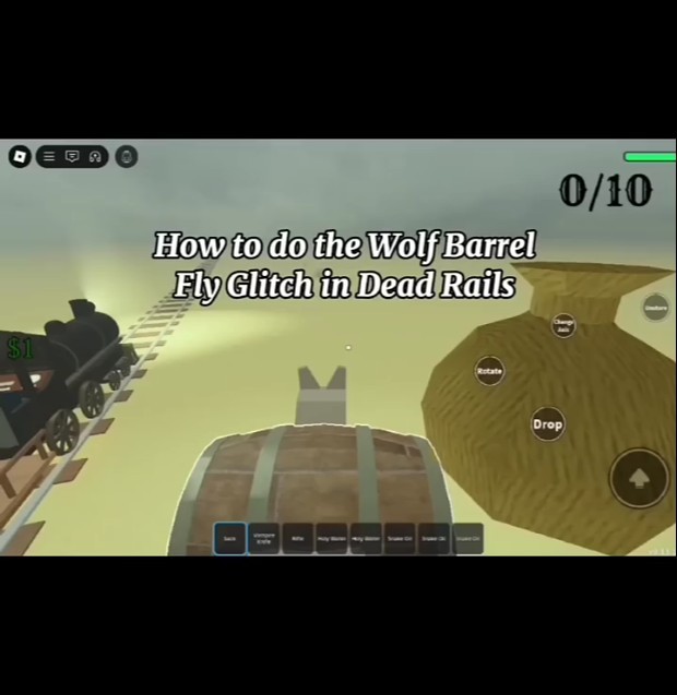 How to do the Wolf Barrel Fly Glitch in Dead Rails #roblox #deadrails ...