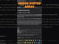 Merge Without Extra Array 🔥 | Tamil #dsatamil #javadsa #leetcode88