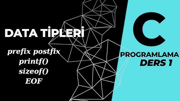 C programlama dersleri [Ders 1] printf(), main(), EOF#yazılım #yazılımdersleri