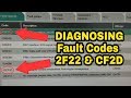 Mini Cooper fault codes 2F22 and CF2D (Possible cause and Diagnosis)