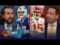 Chiefs underdogs vs Bills: Mahomes 1st road playoff game, Allen must-win? | NFL | FIRST THINGS FIRST