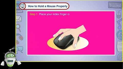 Using the Mouse Part 4 | Mouse Pointer | How to hold a Mouse Properly | Chapter 4 | Class 1 |