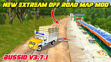🎀🤩NEW EXTREAM OFF ROAD MAP MOD BUSSID V3.7.1🔥😎