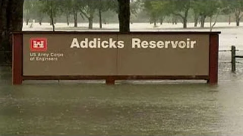 Houston's Addicks Reservoir spilling over for firs...