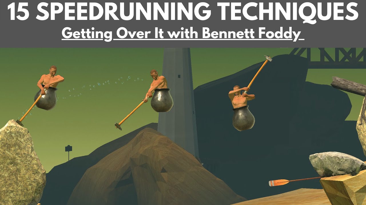 Getting Over It With Bennett Foddy - Speedrun