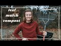 Leaf Mulch Compost - Coffee Trip - Worm Vermicompost Update - A VLOG // This Faithful Home