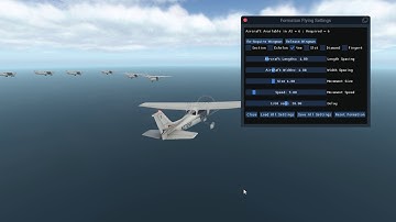 How to fly in formation