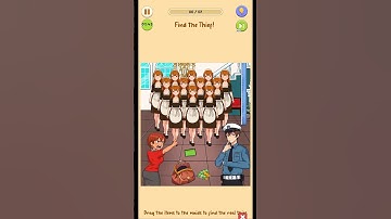 Frustrating Puzzle Game - Level 53 - Find the thief.