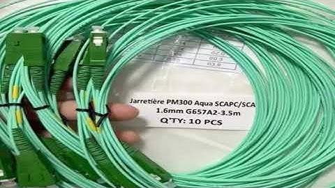 DEAL 50/100PCS G657A2 3.5m Aqua Fiber Optic Garter 1.6mm Fibe Core SC APC Fiber Optic Patch Cord Sim
