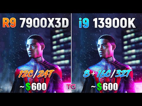 Ryzen 9 7900X3D vs Core i9 13900K - Test in 10 Games