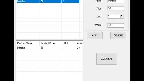 VB.NET - LISTVIEW | Shopping Cart Inventory with UPDATE using DATABASE