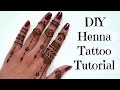 Diy easy henna tattoo tutorial  tips and tricks
