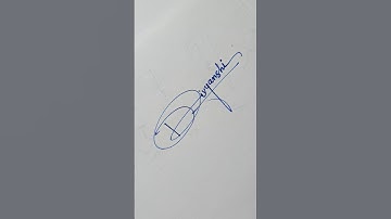 Divyanshi name style sign #signature #shorts